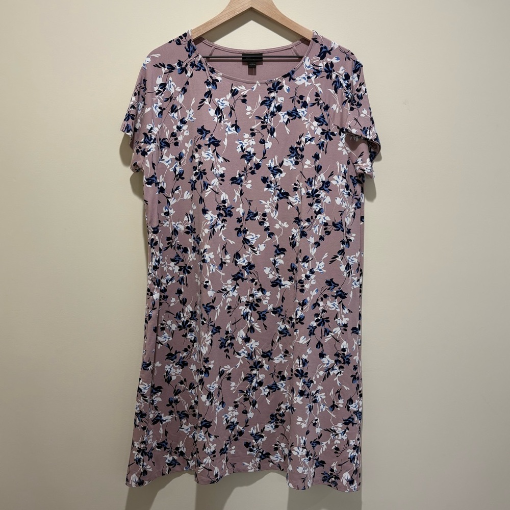 NWT J.Jill Collection Floral Short Sleeve Women’s Dress